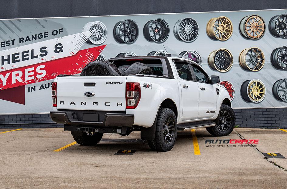FORD-RANGER-VAPOR-BLACK-MACHINED-WITH-DARK-TINT